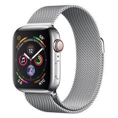 Смарт-годинник Apple Watch Series 4 GPS + LTE 40mm Steel w. Milanese l. Steel (MTUM2, MTVK2)