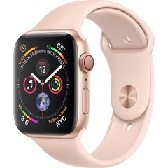 Смарт-годинник Apple Watch Series 4 GPS + LTE 44mm Gold Alum. w. Pink Sand Sport b. Gold Alum. (MTV02, MTVW2)