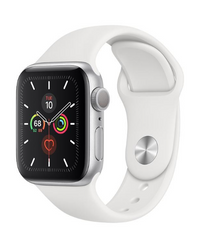 Смарт-годинник Apple Watch Series 5 GPS 40mm Silver Aluminum w. White b.- Silver Aluminum (MWV62)
