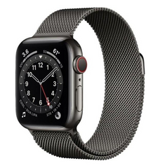 Смарт-годинник Apple Watch Series 6 GPS + Cellular 40mm Graphite S. Steel Case w. Graphite Milanese L. (MG2U3+M06Y3)
