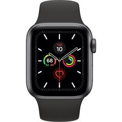 Смарт-годинник Apple Watch Series 5 LTE 40mm Space Gray Aluminum w. Black b.- Space Gray Aluminum (MWWQ2)