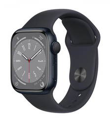 Смарт-годинник Apple Watch Series 8 GPS + Cellular 45mm Midnight Aluminum Case w. Midnight S. Band M/L (MNVL3)